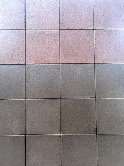 Композиция №7 Квадрат красный/коричневый