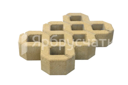 Газонная решетка П 10-6 желтая