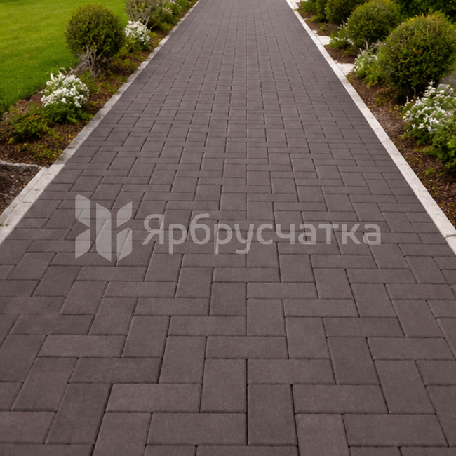 Брусчатка П.8 коричневый (любой цвет)