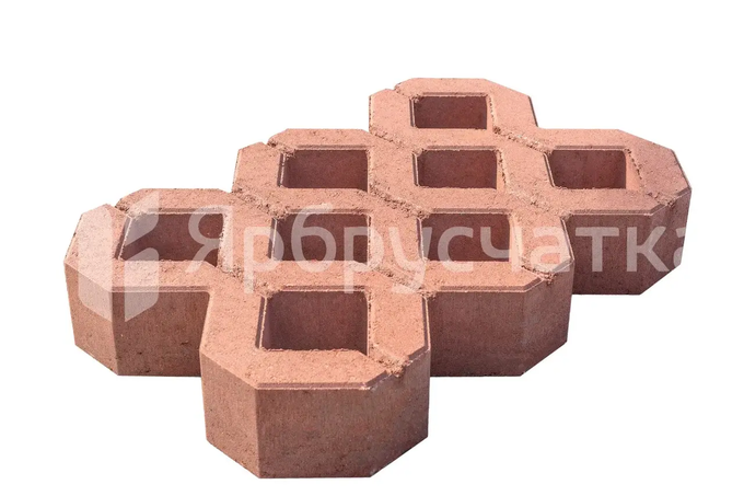 Газонная решетка П 10-6 красный