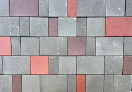 Композиция №1. Город серый/красный/коричневый