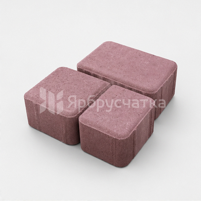 Тротуарная плитка Старый город ФСМ.6 красный