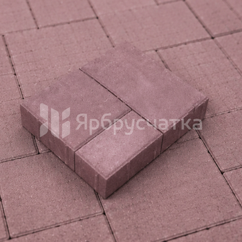 Тротуарная плитка «Сити» ФСМ.6 красный