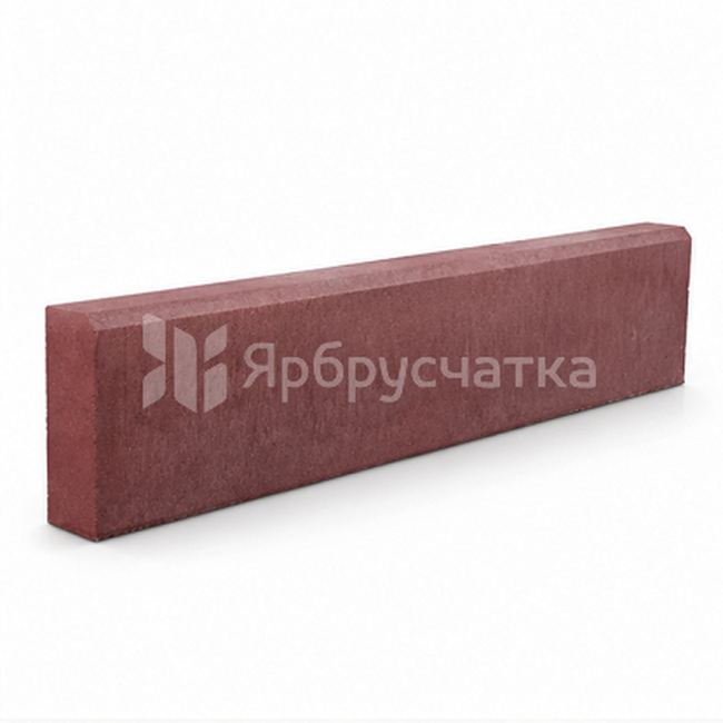 Бордюр дорожный БР100.30.15, красный