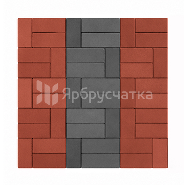 Композиция №6. 4 оттенка красного
