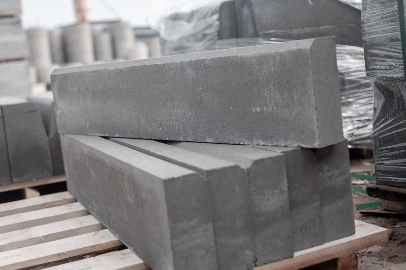 Бордюр дорожный БР100.30.15, желтый