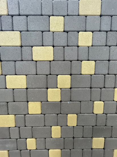 Композиция №2. Старый город черный/желтый