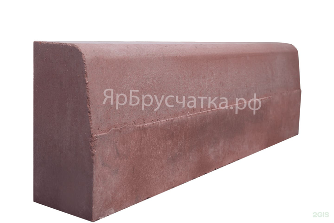 Бордюр дорожный БР100.30.15, красный