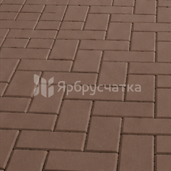 Брусчатка П.6 коричневый