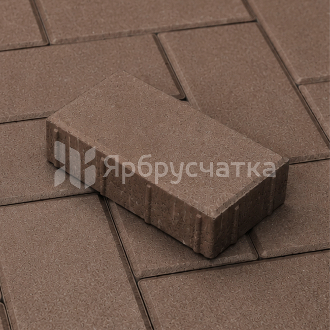 Брусчатка П.6 коричневый